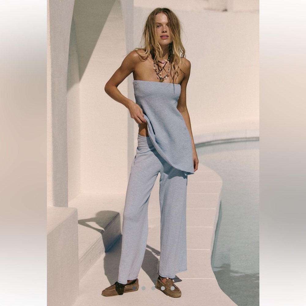 Free People Krista Cotton Linen Set